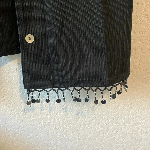 Vintage knit and beaded vest size Medium - Picture 3 of 5